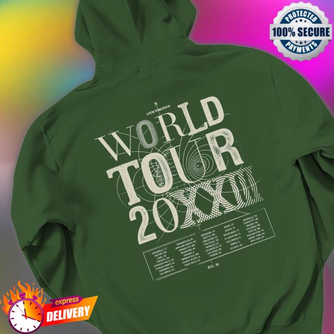 Faith In The Future World Tour Army Green Hoodie - UK & Europe – Louis  Tomlinson Merch